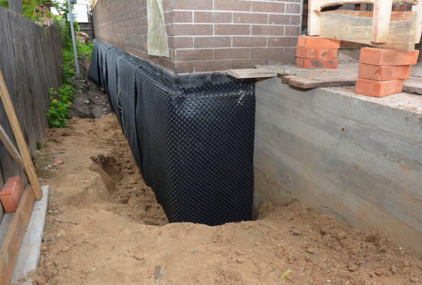 SJ Waterproofing Pros technician performing targeted Waterproofing assessment in Flanders, NJ